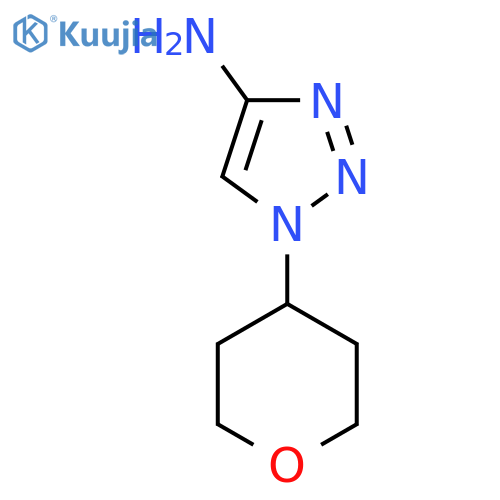 1-(Oxan-4-yl)-1h-1,2,3-triazol-4-amine structure