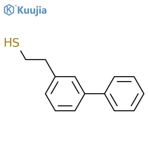 2-(3-phenylphenyl)ethanethiol structure