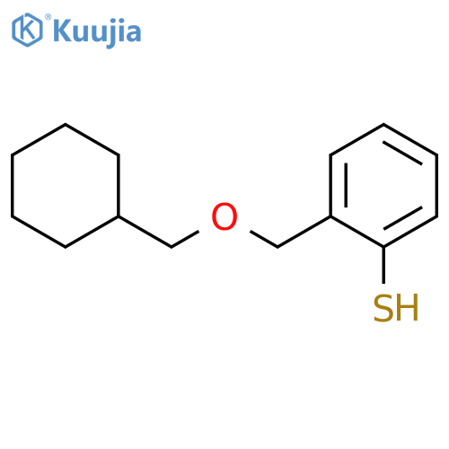 2-(cyclohexylmethoxymethyl)benzenethiol structure