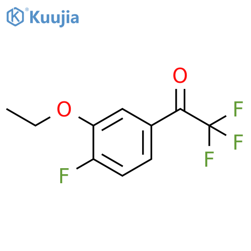 1-(3-Ethoxy-4-fluorophenyl)-2,2,2-trifluoroethanone structure
