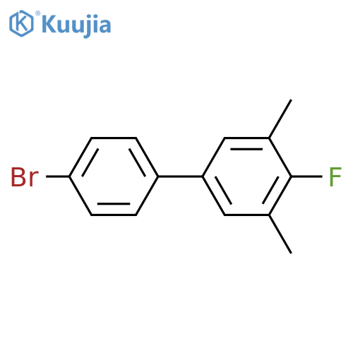 5-(4-bromophenyl)-2-fluoro-1,3-dimethylbenzene structure