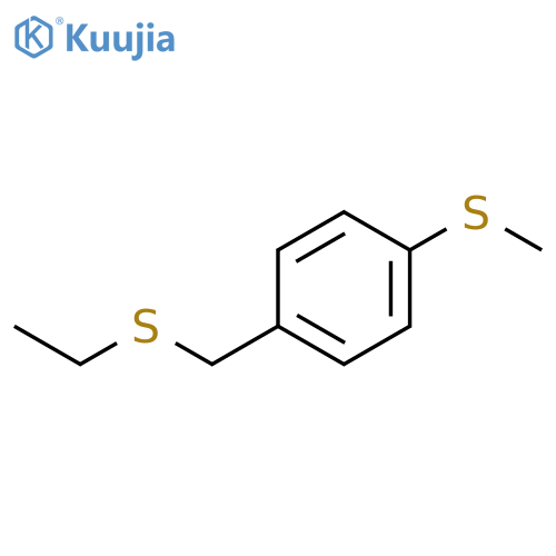 1-(ethylsulfanylmethyl)-4-methylsulfanylbenzene structure