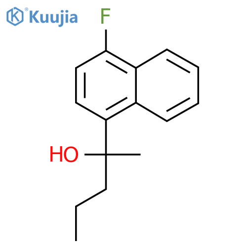 2-(4-Fluoronaphthalen-1-yl)pentan-2-ol structure