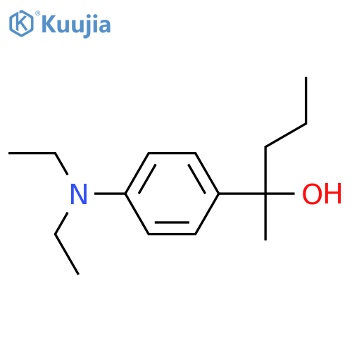 2-[4-(Diethylamino)phenyl]-2-pentanol structure