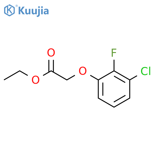 Ethyl 2-(3-chloro-2-fluoro-phenoxy)acetate structure