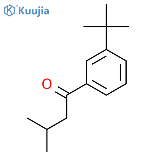 1-(3-tert-Butyl-phenyl)-3-methyl-butan-1-one structure
