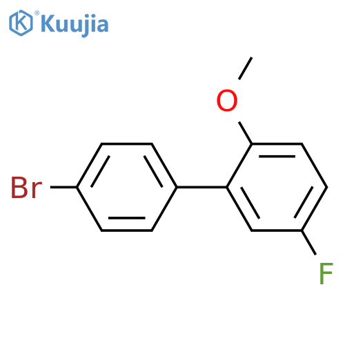 4-BROMO-5-FLUORO-2-METHOXY-1,1-BIPHENYL structure