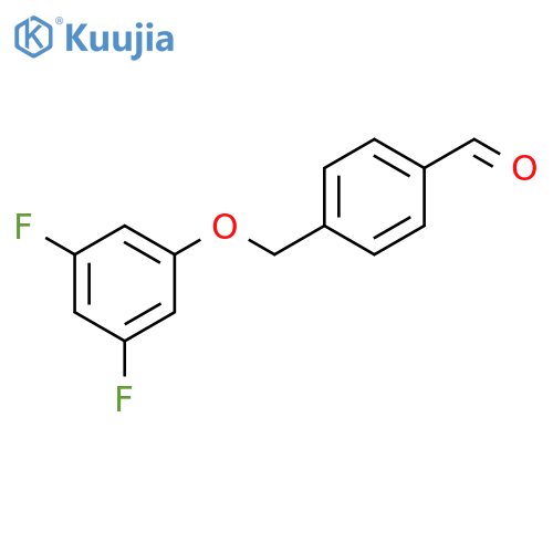 4-[(3,5-Difluorophenoxy)methyl]benzaldehyde structure