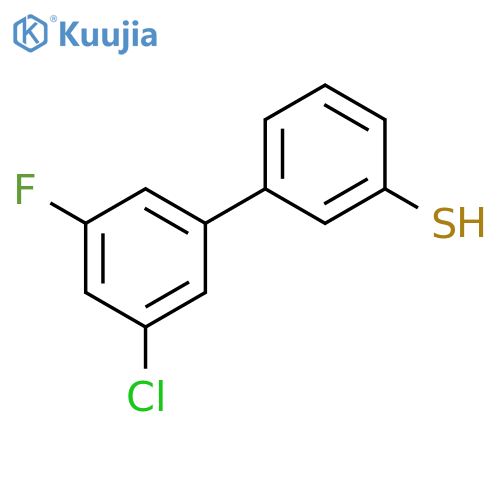 3-CHLORO-5-FLUORO-[1,1-BIPHENYL]-3-THIOL structure