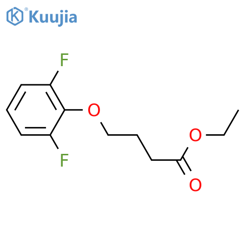 Ethyl 4-(2,6-difluoro-phenoxy)butanoate structure