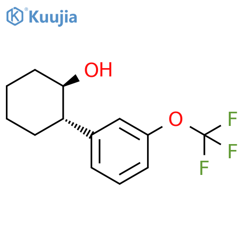 trans-2-[3-(Trifluoromethoxy)phenyl]cyclohexanol structure