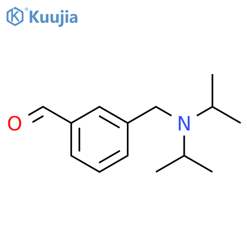 3-{[bis(propan-2-yl)amino]methyl}benzaldehyde structure