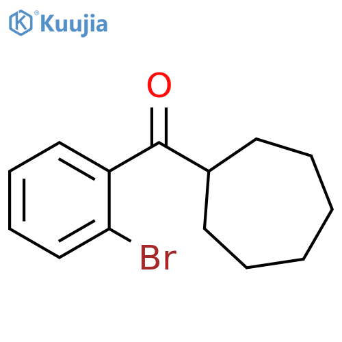 2-Bromophenyl cycloheptyl ketone structure