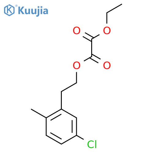 5-Chloro-2-methylphenethyl ethyl oxalate structure