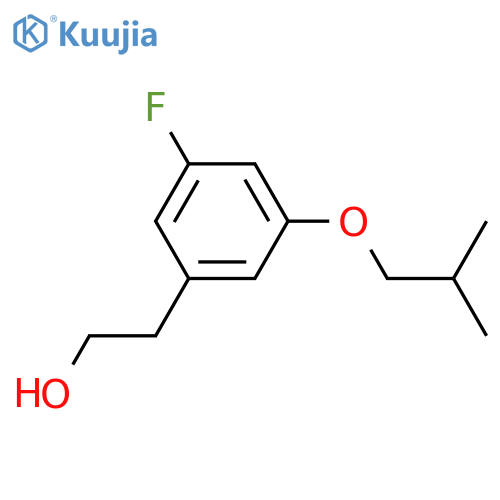 2-[3-fluoro-5-(2-methylpropoxy)phenyl]ethanol structure