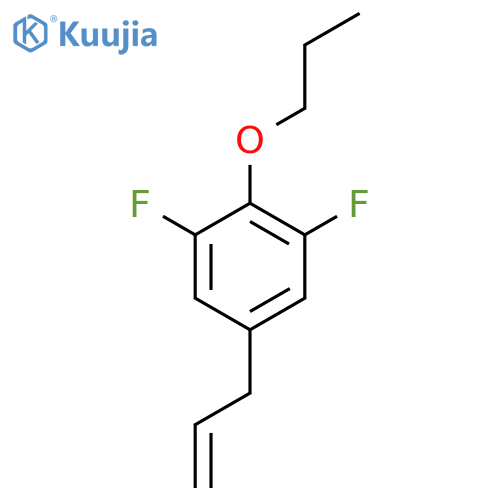 5-Allyl-1,3-difluoro-2-propoxybenzene structure