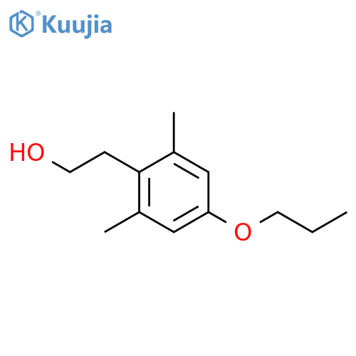 2-(2,6-dimethyl-4-propoxyphenyl)ethanol structure