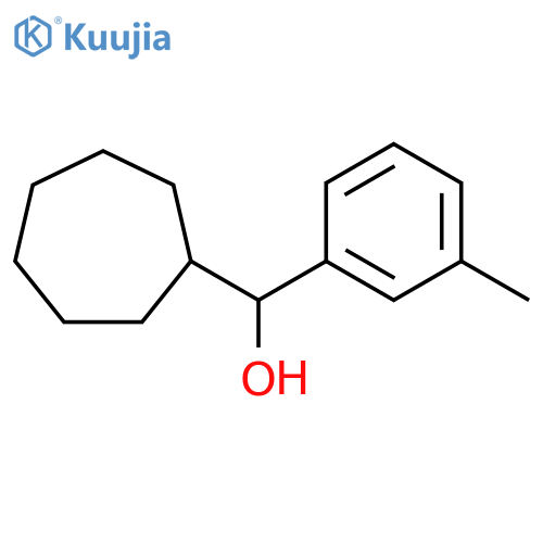 Cycloheptanemethanol, α-(3-methylphenyl)- structure