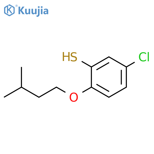3-Chloro-6-iso-pentoxythiophenol structure