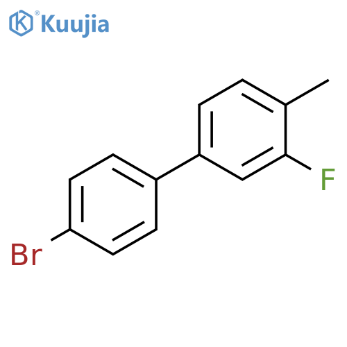 4-BROMO-3-FLUORO-4-METHYL-1,1-BIPHENYL structure