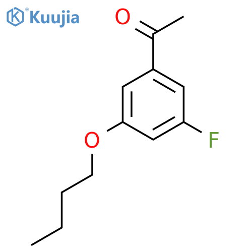 1-(3-Butoxy-5-fluorophenyl)ethanone structure