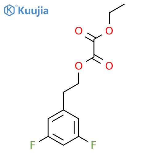 3,5-Difluorophenethyl ethyl oxalate structure