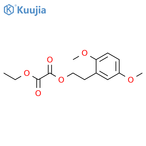 2,5-DIMETHOXYPHENETHYL ETHYL OXALATE structure