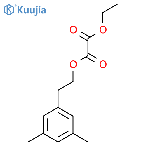 3,5-Dimethylphenethyl ethyl oxalate structure