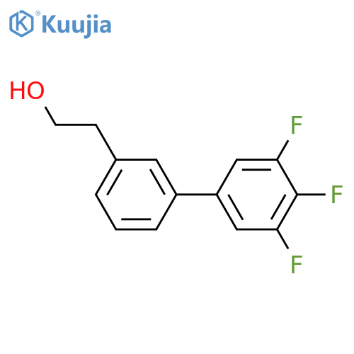 2-[3-(3,4,5-trifluorophenyl)phenyl]ethanol structure