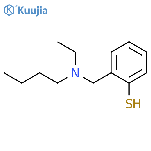 2-[[butyl(ethyl)amino]methyl]benzenethiol structure