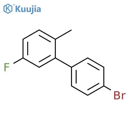 4-BROMO-5-FLUORO-2-METHYL-1,1-BIPHENYL structure