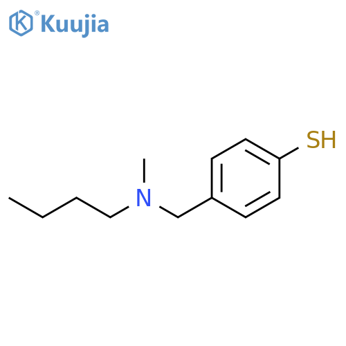 4-[(N-n-Butylmethylamino)methyl]thiophenol structure