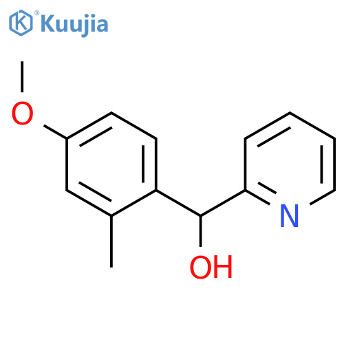 (4-methoxy-2-methylphenyl)-pyridin-2-ylmethanol structure