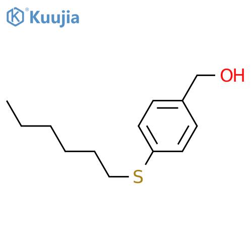 4-n-Hexylthiobenzyl alcohol structure