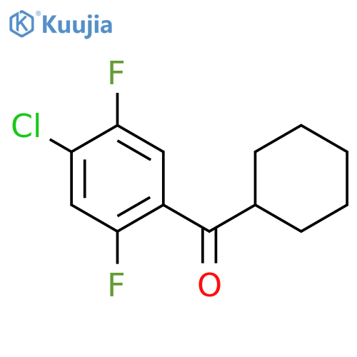 (4-chloro-2,5-difluorophenyl)-cyclohexylmethanone structure