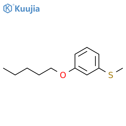 Methyl 3-n-pentoxyphenyl sulfide structure
