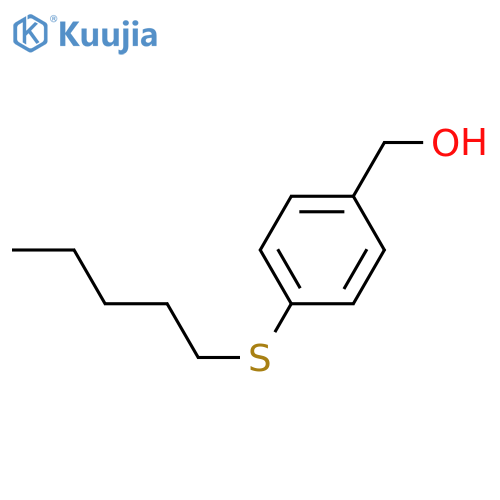 4-n-Pentylthiobenzyl alcohol structure