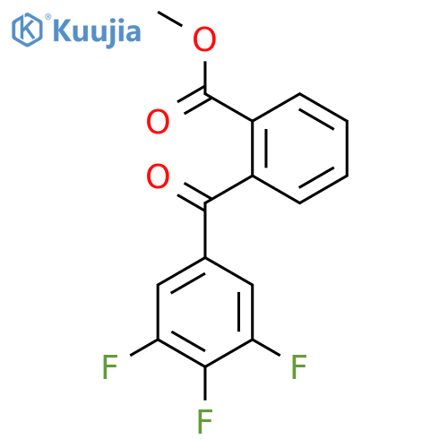 METHYL 2-(3,4,5-TRIFLUOROBENZOYL)BENZOATE structure