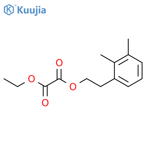 2,3-DIMETHYLPHENETHYL ETHYL OXALATE structure