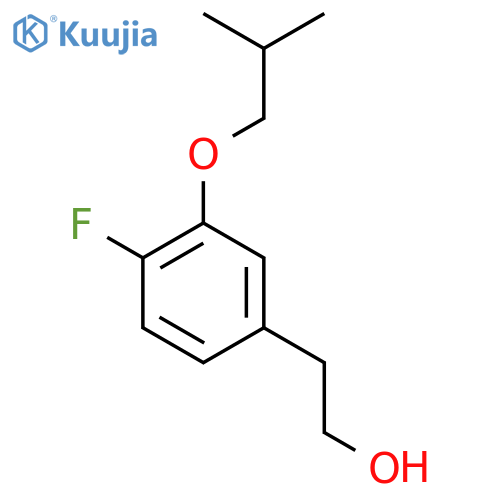 2-(4-Fluoro-3-isobutoxyphenyl)ethanol structure
