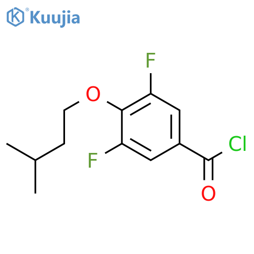 3,5-Difluoro-4-iso-pentoxybenzoyl chloride structure