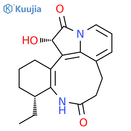 rel-(8aR,12aS,14aS)-8a-Ethyl-7,8,8a,10,11,12a-hexahydro-12a-hydroxyindolizino[8,1-ef][1]benzazonine-6,13(5H,9H)-dione structure