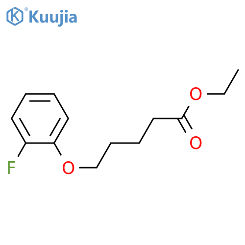 Ethyl 5-(2-fluorophenoxy)pentanoate structure