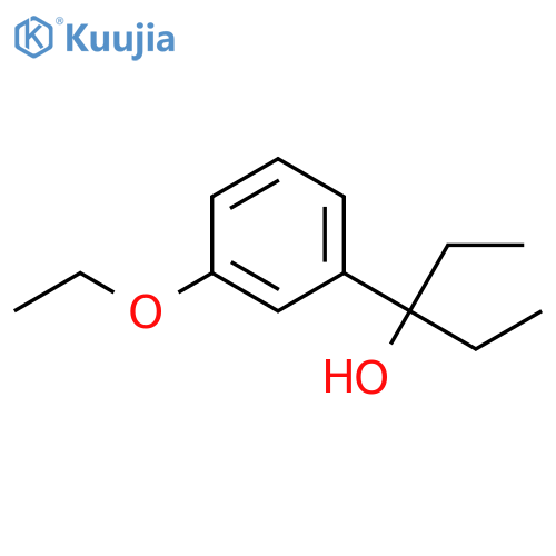3-(3-ethoxyphenyl)pentan-3-ol structure