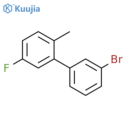 3-BROMO-5-FLUORO-2-METHYL-1,1-BIPHENYL structure