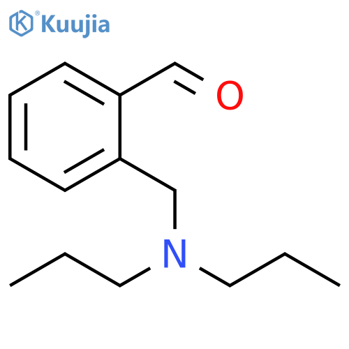 2-[(Di-n-propylamino)methyl]benzaldehyde structure