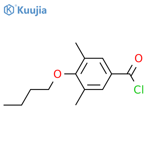 4-n-Butoxy-3,5-dimethylbenzoyl chloride structure