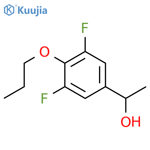 1-(3,5-difluoro-4-propoxyphenyl)ethanol structure