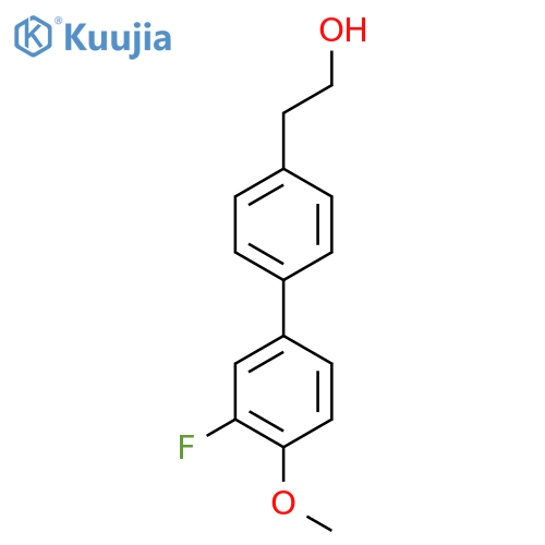 4-(3-Fluoro-4-methoxyphenyl)phenethyl alcohol structure