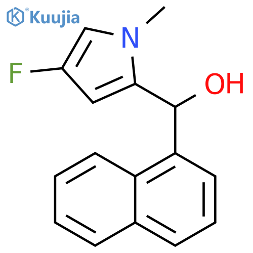 (4-FLUORO-1-METHYL-1H-PYRROL-2-YL)(NAPHTHALEN-1-YL)METHANOL structure